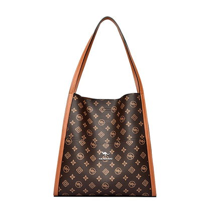 Leather Tote Bag with Top Handle for Women - Al-Noor Bazaar