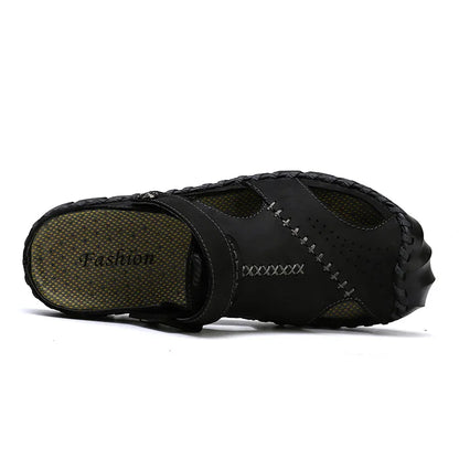 Genuine Leather Walking Sandals for Men - Al-Noor Bazaar