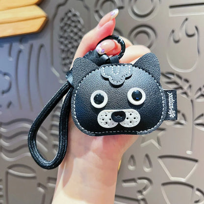 Leather Cat & Dog Keychain Bag Charm - Al-Noor Bazaar