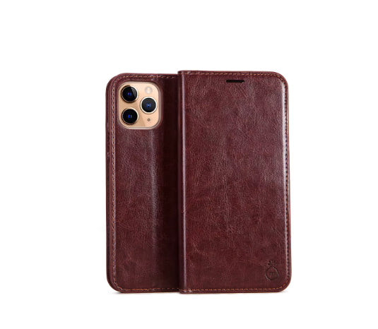 Flip Phone Case Leather Case Strong Magnet To Attract Genuine Leather