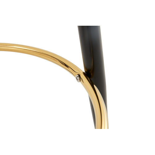 Counter Height Bar Stools Set of 2 – PU Upholstered Kitchen & Dining Chairs with Golden Footrest