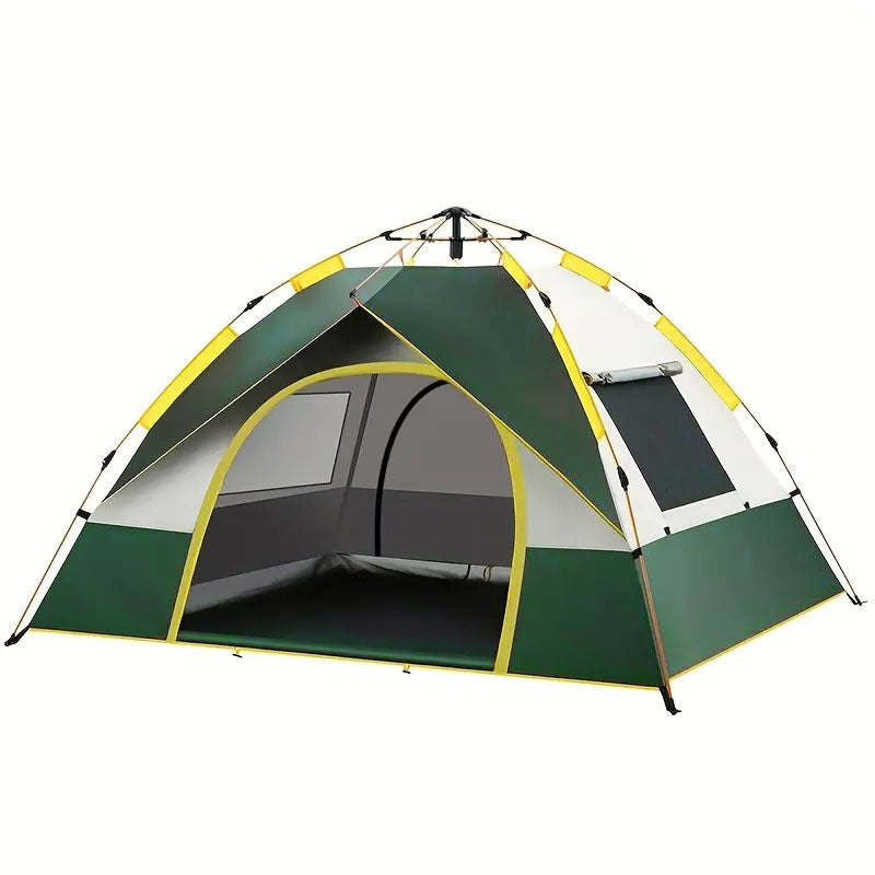 Quick Setup Pop-Up Tent – 3–4 Person Waterproof Camping Shelter