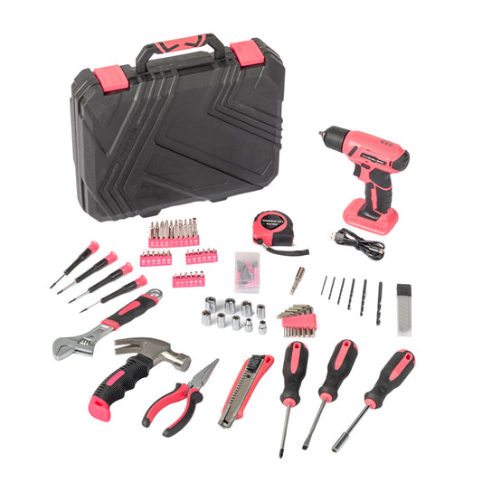 Electric Drill Plastic Box Tool Set 146pcs 8v