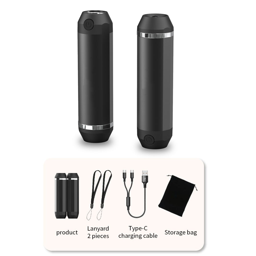 Heat For Camping Hiking Hunting Golf Heater Reusable Portable Pocket Heater With Split Magnetic And Flashlight Hand Warmers