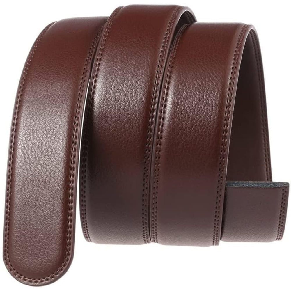 Men Belt Leather Belt For Men With Anti-Scratch Buckle Control Design For Formal Work Or Casual