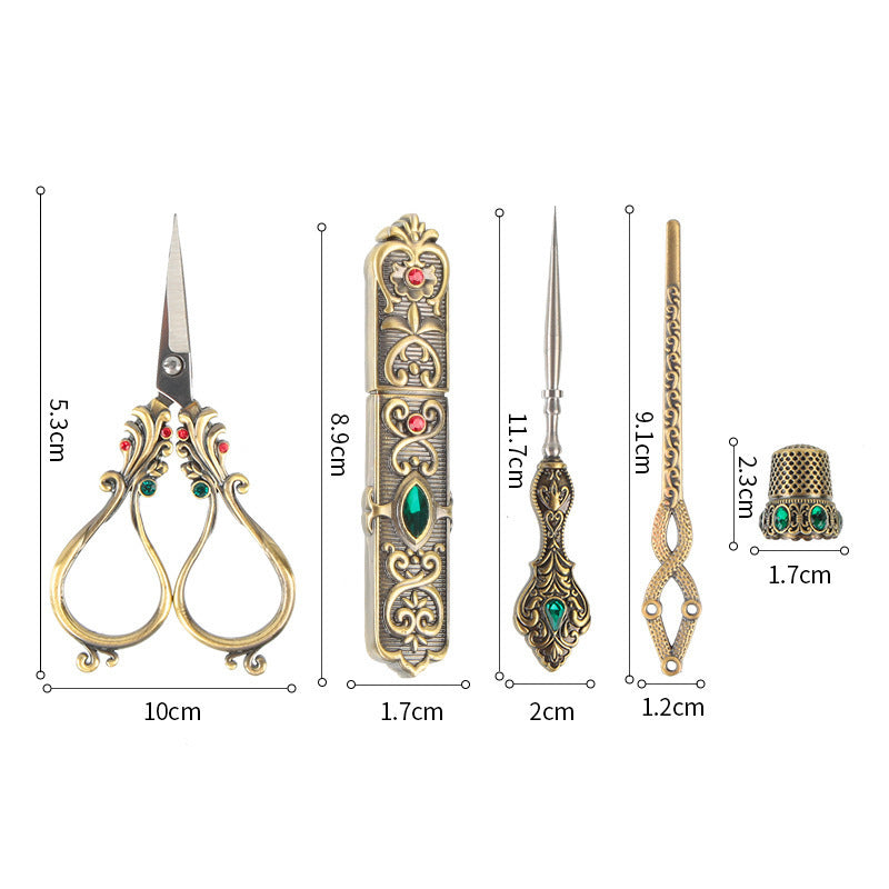 Phoenix Tail Scissors Set – Vintage Luxury Design