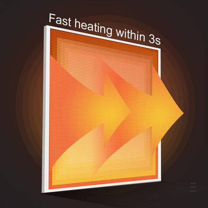 Electric Wall Mounted Space Flat Panel Heater 500W, Portable With Back Stand