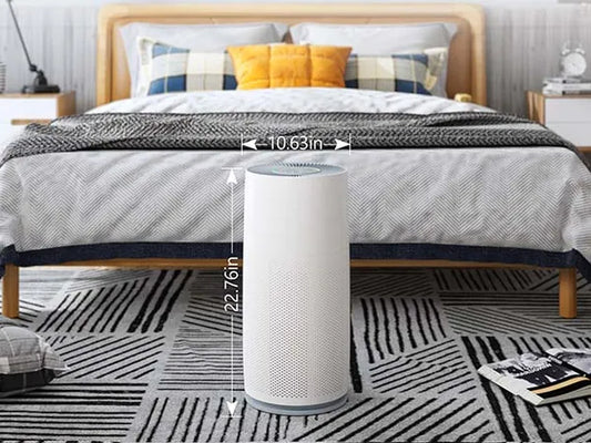 Console Air Purifier With True HEPA Filter