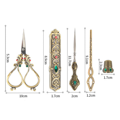 Phoenix Tail Scissors Set – Vintage Luxury Design