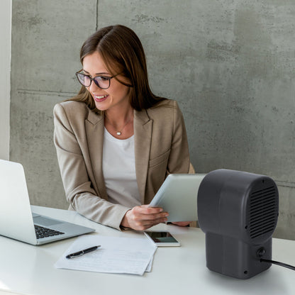 Portable Electric Space Heater 1Pc 400W, Mini Desktop Fan Heater Personal Small Space Heater For Home Office
