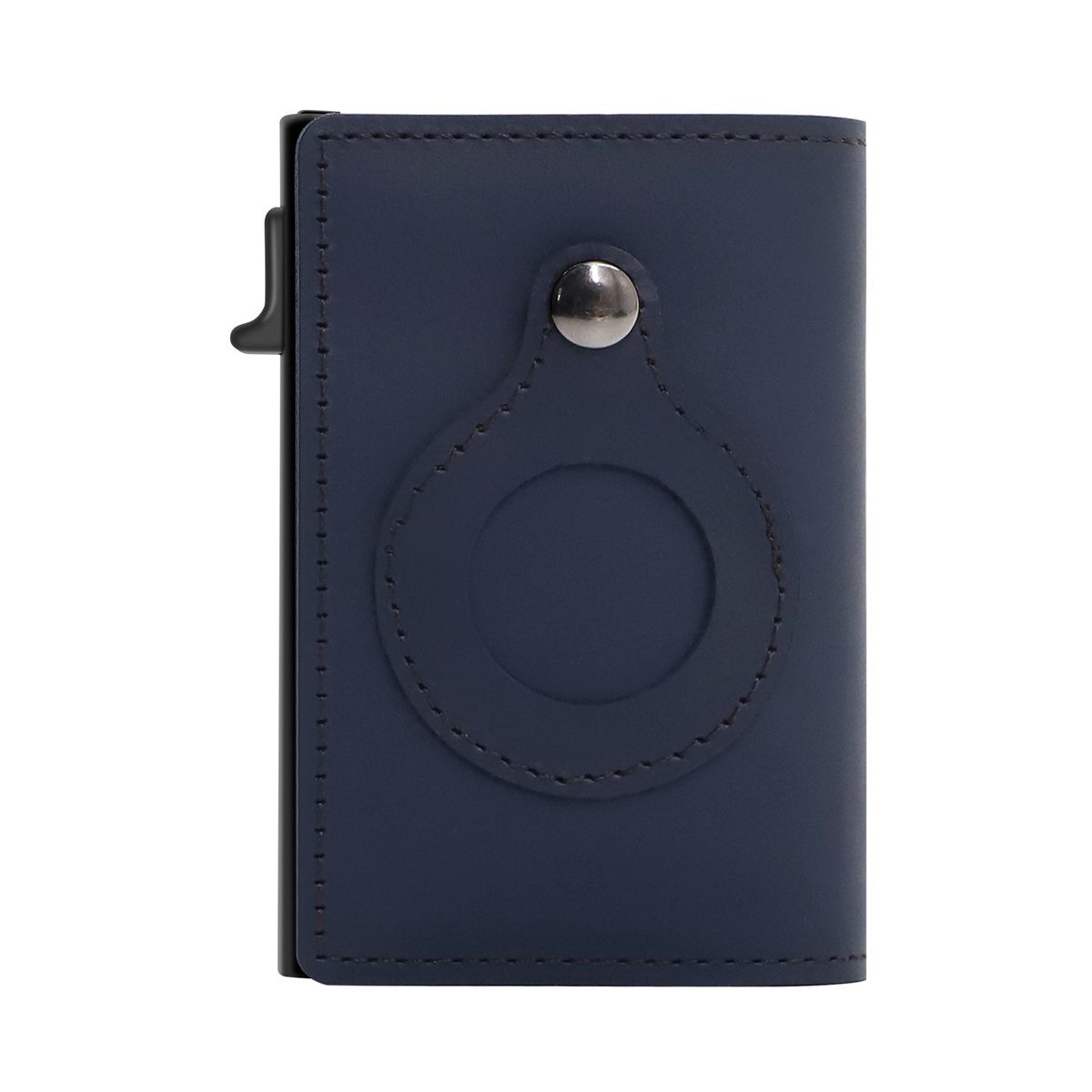 Minimalist Leather Wallet with AirTag Holder