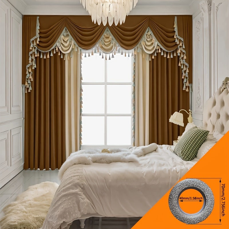Luxury Velvet Patchwork Curtains