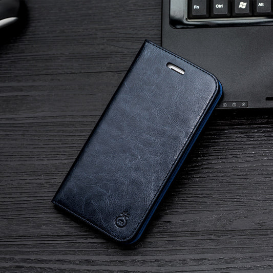 Flip Phone Case Leather Case Strong Magnet To Attract Genuine Leather