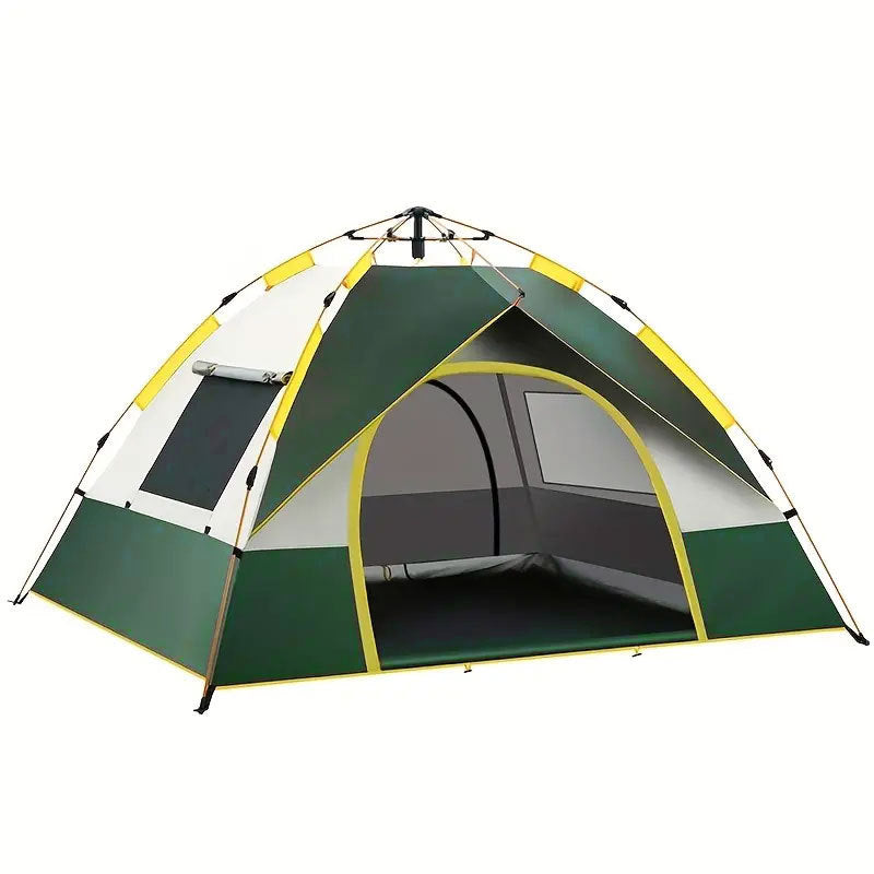 Quick Setup Pop-Up Tent – 3–4 Person Waterproof Camping Shelter
