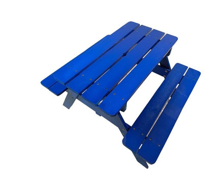 Blue Solid Wood Toddlers Table and Chair Set | Children's Dining & Activity Furniture