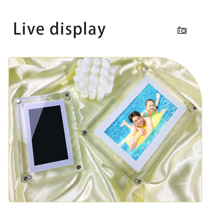 Acrylic Digital Photo Frame – HD Video Player Gift for Family & Friends